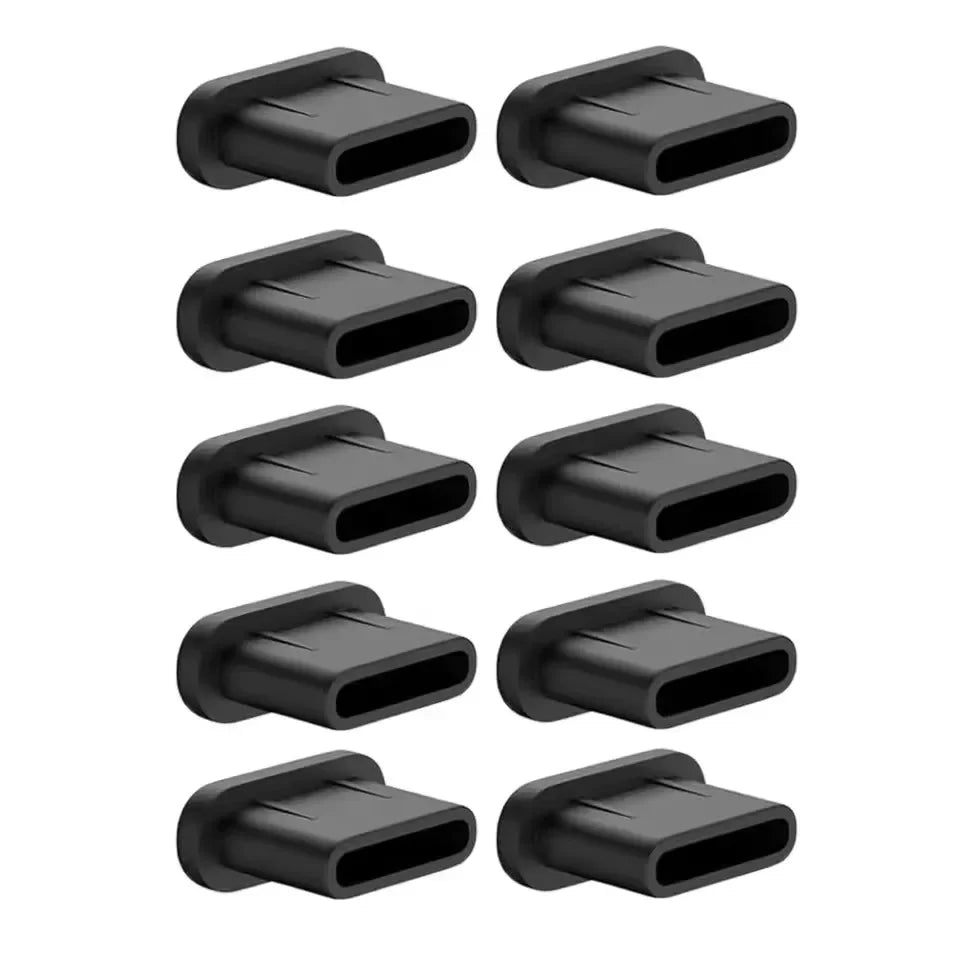 Silicone Dust Plugs Type C Charging Port Protector Stopper Cap Cover for Iphone 16 15 Pro Max 16 15 Plus Samsung Anti-Dust Plug