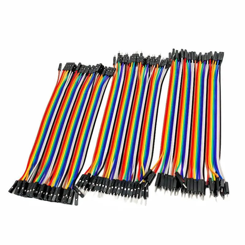 40-120pcs Dupont Line 10CM 20CM 30CM 40Pin Male to Male + Male to Female Female to Female Jumper Wire Dupont Cable for  DIY KIT