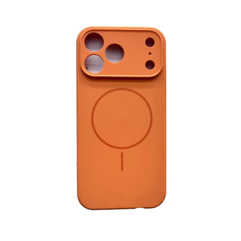 For Magsafe Magnetic Wireless Charging Solid Color Silicone Phone Case For iPhone 17 Pro Max/17/17 Pro Air Bumper Back Cover