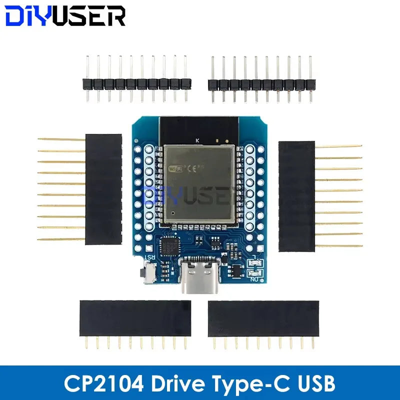 For Wemos Mini D1 ESP8266 ESP32 ESP-32S WIFI Bluetooth CP2104 Development Board Module For Arduino With Pins