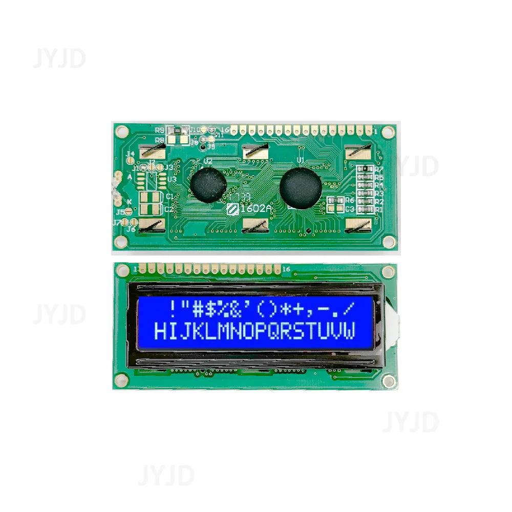LCD1602 Module Blue Green Screen For Arduino LCD1602A LCD Character UNO R3 Mega2560 Display PCF8574T IIC I2C Interface