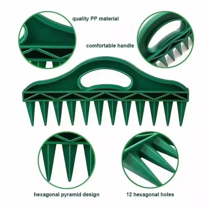 Seeds Spreader Seed in Gardening Manual Soil Portable Seeds Spacer Soil Puncher for Planting Seeds Soil Loosening