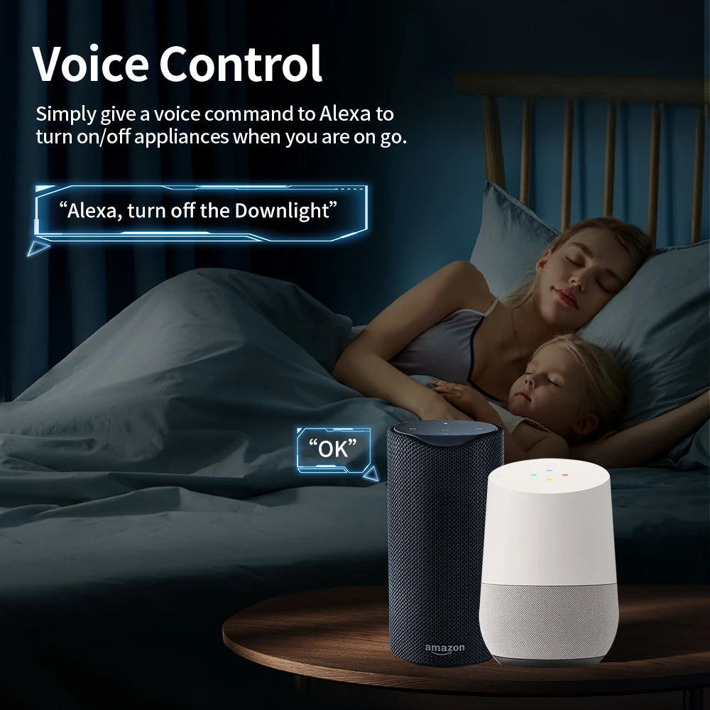TNCE TUYA EU Plug wifi or zigbee3.0 Smart Socket 16/20A Power Monitor Timing Function Voice Control Works With Alexa Google Home