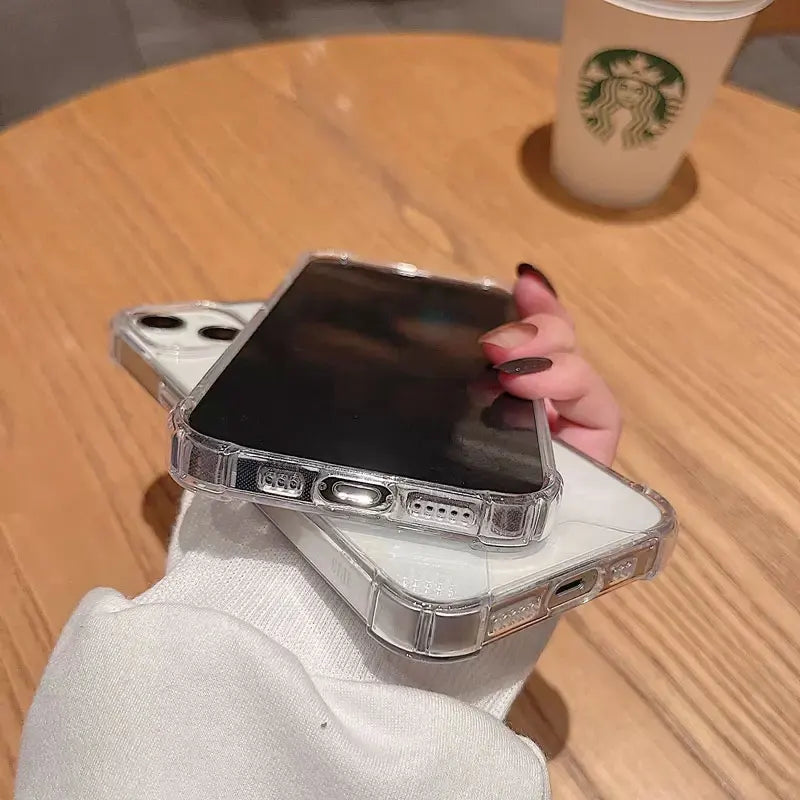 Clear Magsafe Magnetic Wireless Charging Animation Case For iPhone 17 Air 16 15 14 13 12 11 Plus Mini Pro Max Cover With Box