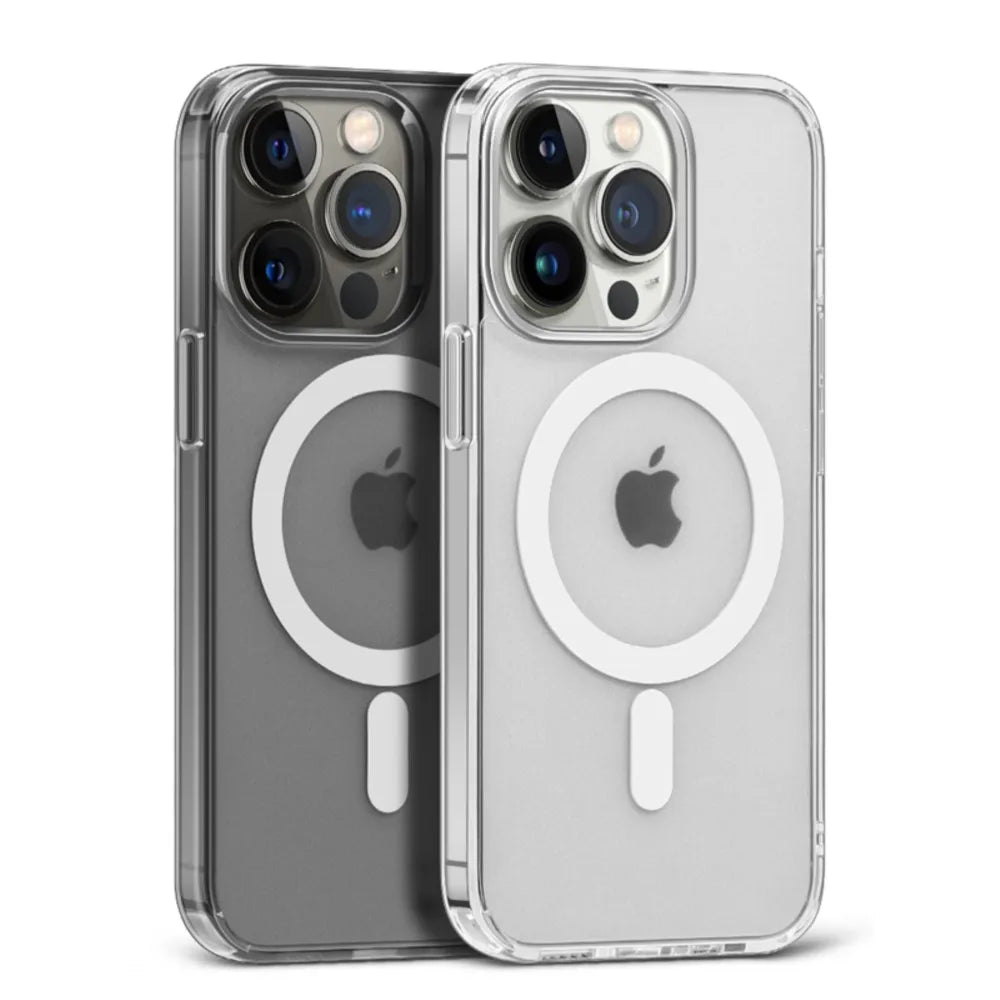 Transparent Magnetic Phone Case For iPhone 17 Pro Max 16 13 11 15 14 12 17 Air 17Promax 16E 17E Silicone Shockproof Fundas Cover