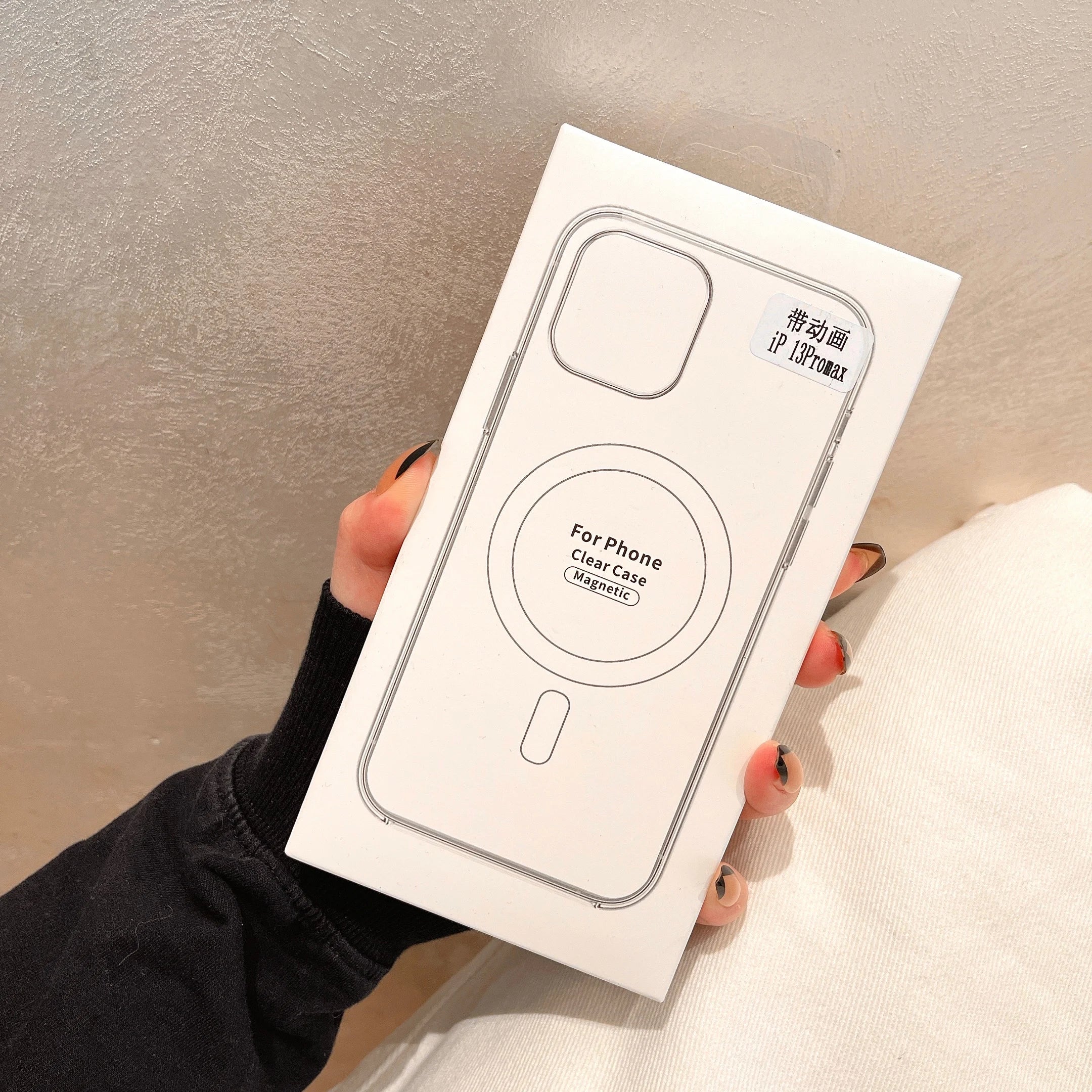 Original Clear For Magsafe Magnetic Wireless Charging Animation Case For iPhone 16 15 14 13 12 11 Plus Mini Pro Max XS XR Cover