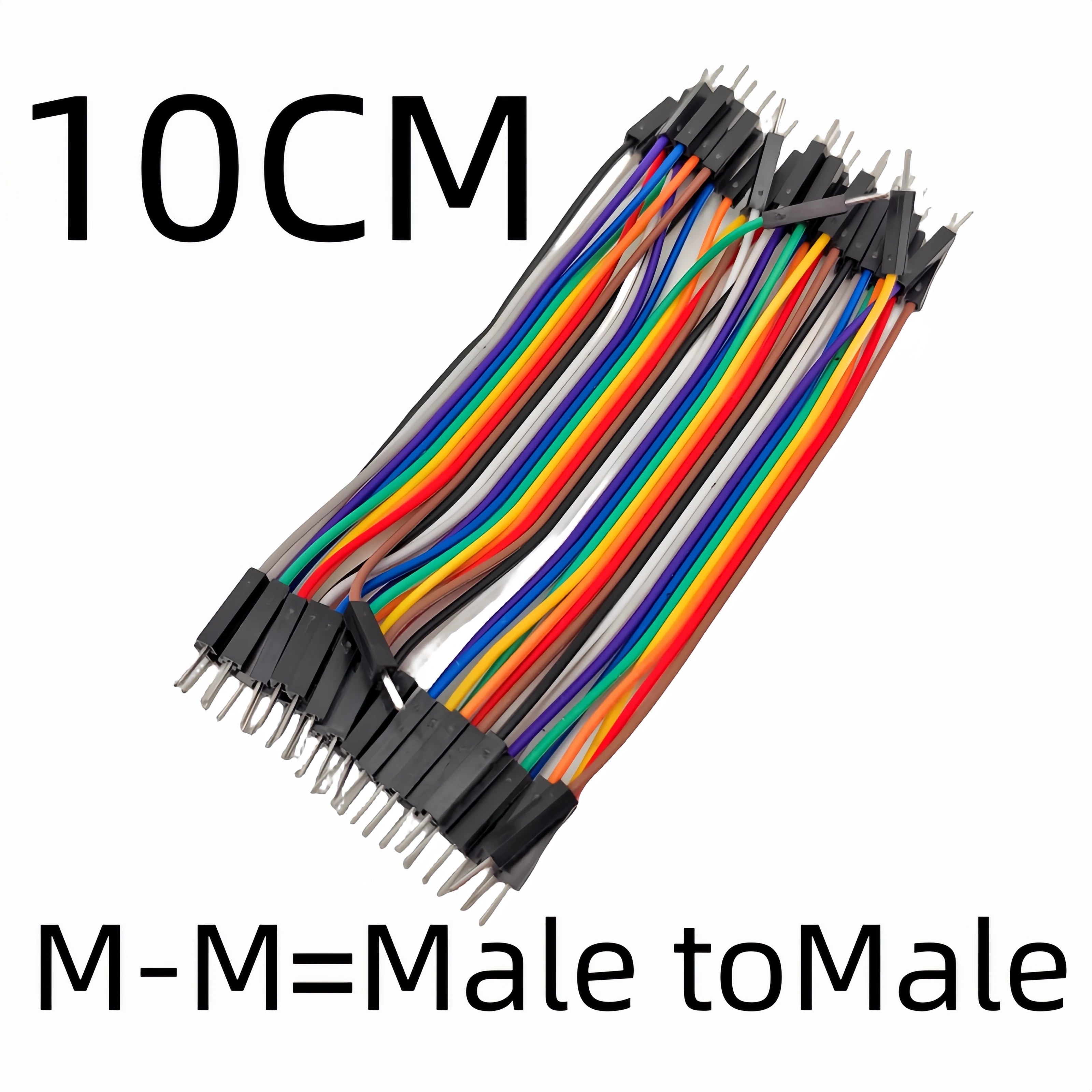 40-120pcs Dupont Line 10CM 20CM 30CM 40Pin Male to Male + Male to Female Female to Female Jumper Wire Dupont Cable for  DIY KIT