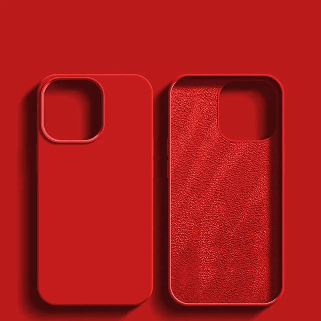 Luxury Shockproof Case For Apple iPhone 11 12 13 14 15 16 17 Pro Max 17 Air Plus Liquid Silicone Cases Cover Phone Accessories