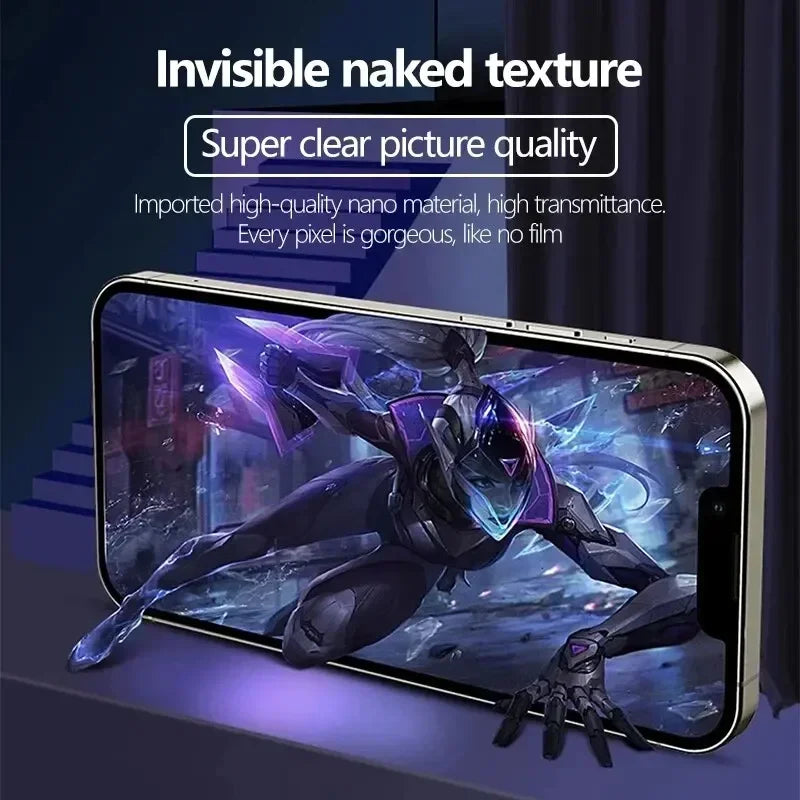 5Pcs Full Cover Hydrogel Film For iPhone 13 12 11 14 15 Pro Max Screen Protector For iPhone 16 PRO XR XS MAX 17 8 Plus Not Glass