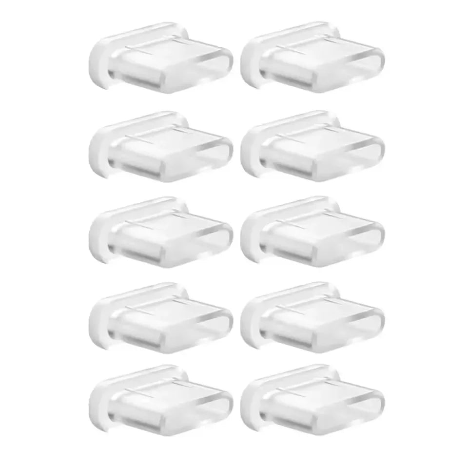Silicone Dust Plugs Type C Charging Port Protector Stopper Cap Cover for Iphone 16 15 Pro Max 16 15 Plus Samsung Anti-Dust Plug