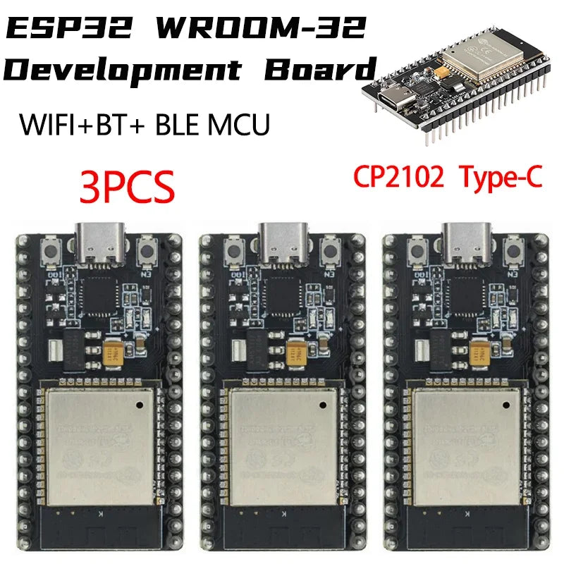 32 WR-32 Development Board TYPE-C CH340C/ CP2102 WiFi+Bluetooth Ultra-Low Power Consumption Dual Core Wireless Module