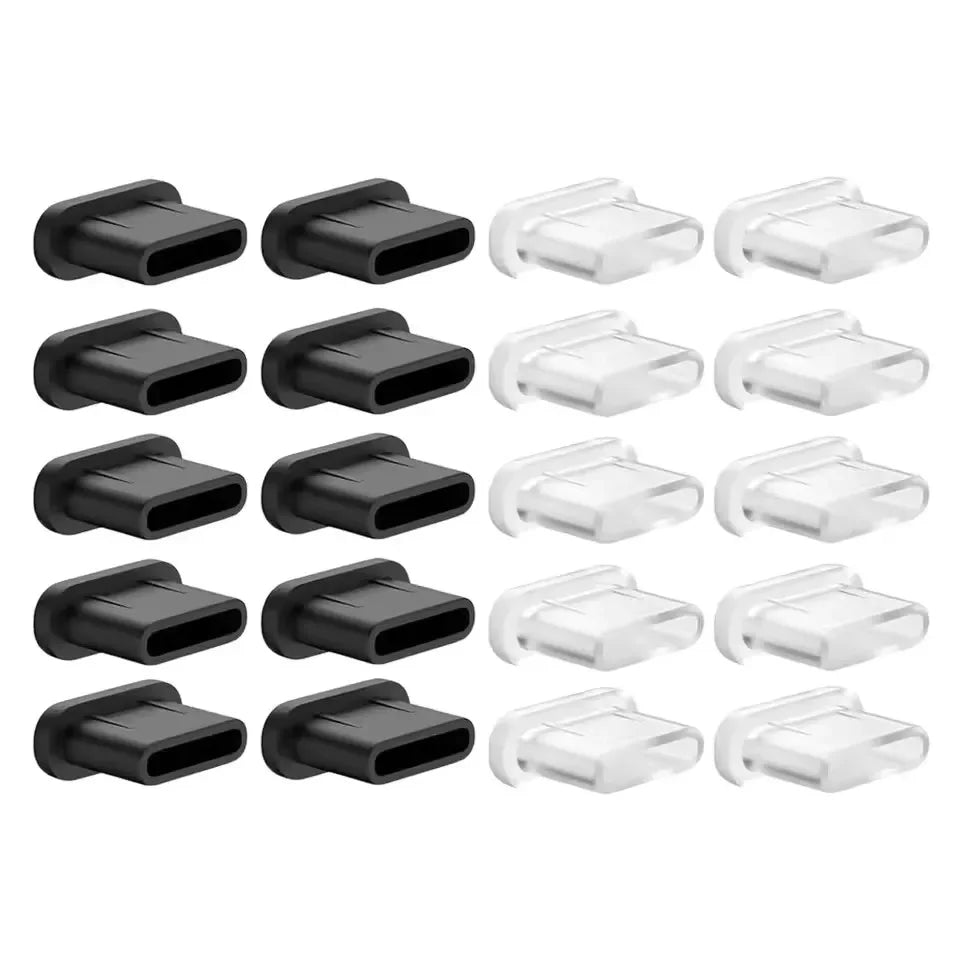 Silicone Dust Plugs Type C Charging Port Protector Stopper Cap Cover for Iphone 16 15 Pro Max 16 15 Plus Samsung Anti-Dust Plug