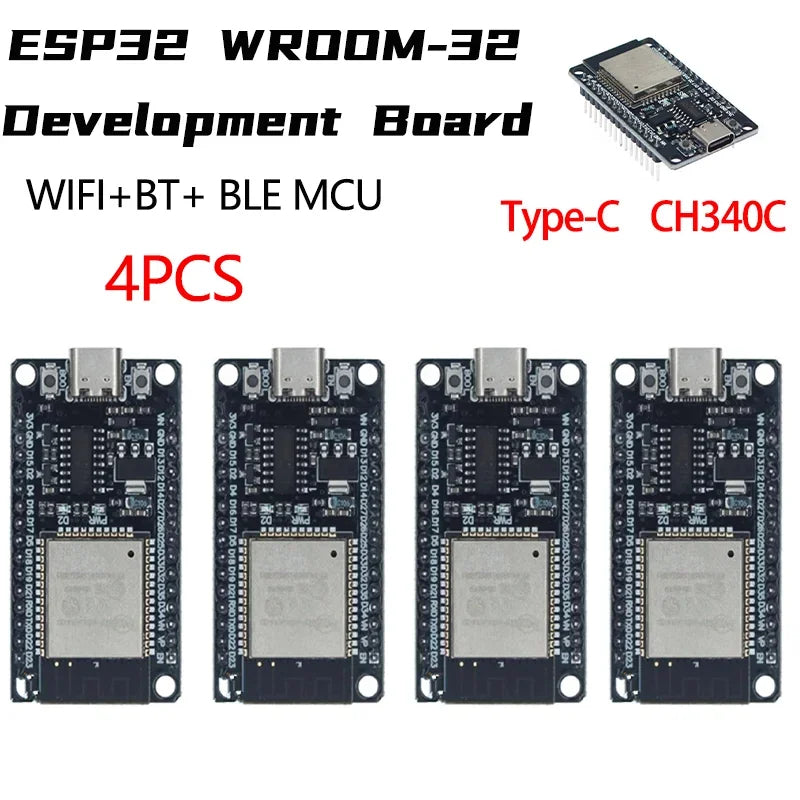 32 WR-32 Development Board TYPE-C CH340C/ CP2102 WiFi+Bluetooth Ultra-Low Power Consumption Dual Core Wireless Module