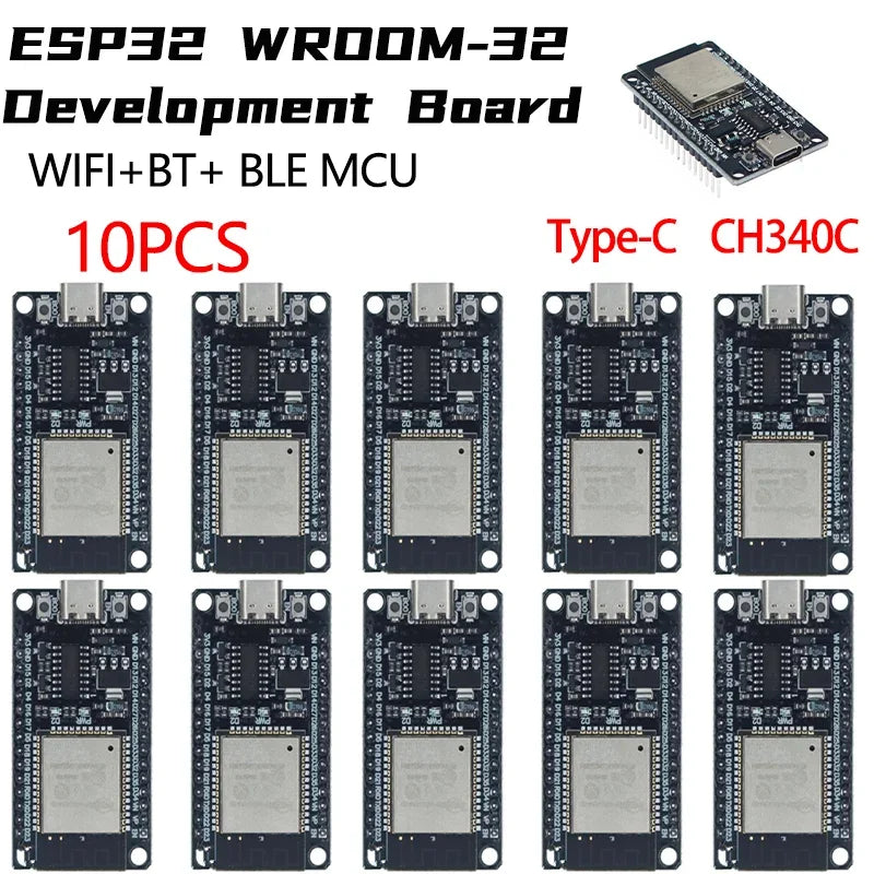 32 WR-32 Development Board TYPE-C CH340C/ CP2102 WiFi+Bluetooth Ultra-Low Power Consumption Dual Core Wireless Module
