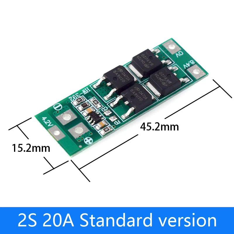 2S 3S 4S Li-ion Lithium Battery 18650 Charger Protection Board BMS 20A 25A 40A 60A Enhance Balance with Balance For Drill Motor