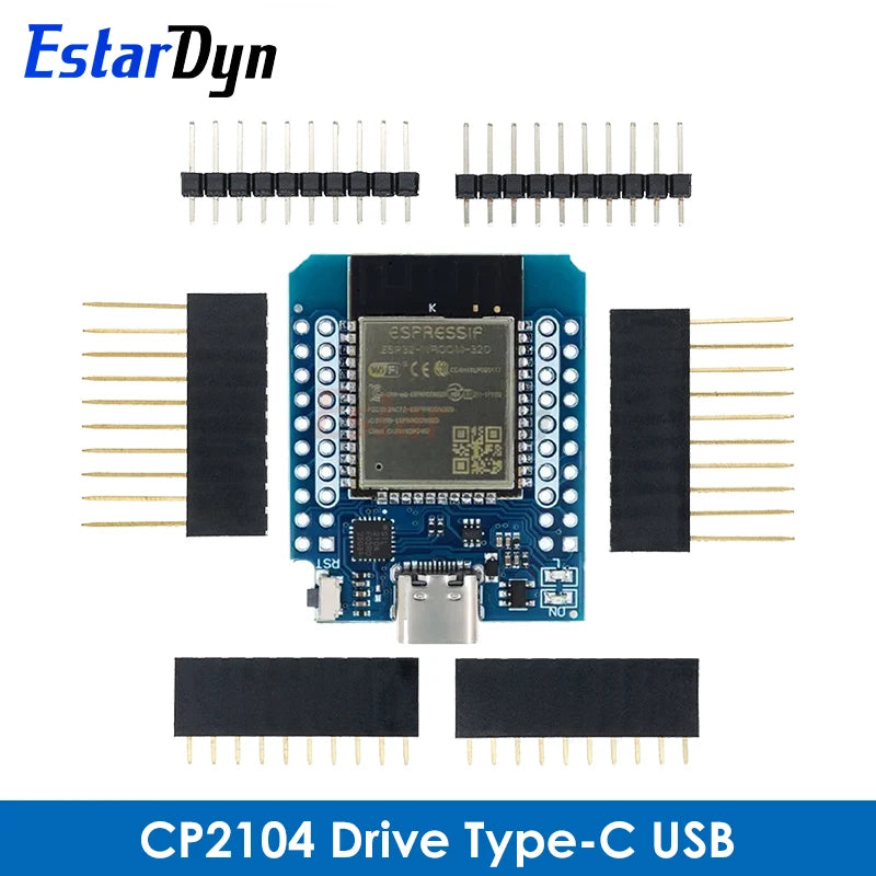 For Wemos Mini D1 ESP8266 ESP32 ESP-32S WIFI Bluetooth CP2104 Development Board Module For Arduino With Pins
