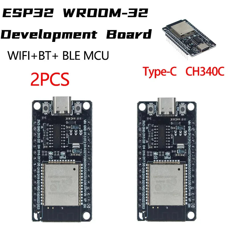 32 WR-32 Development Board TYPE-C CH340C/ CP2102 WiFi+Bluetooth Ultra-Low Power Consumption Dual Core Wireless Module