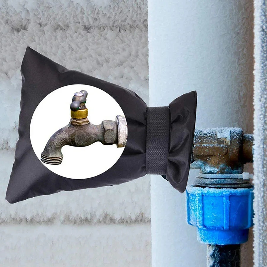 Outdoor Faucet Cover, Winter Freeze Protection Insulation for Water Taps, Garden Faucet Protector