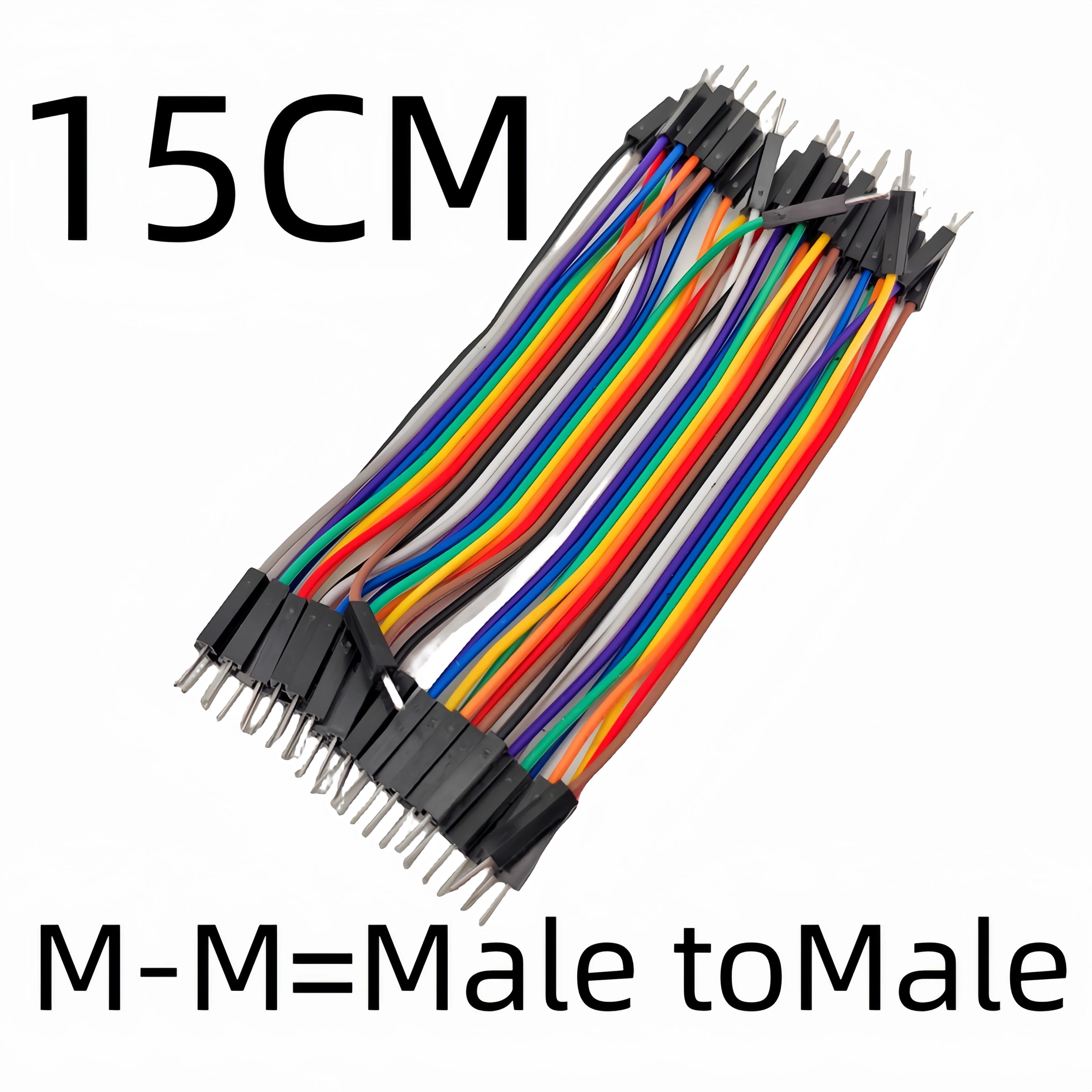 40-120pcs Dupont Line 10CM 20CM 30CM 40Pin Male to Male + Male to Female Female to Female Jumper Wire Dupont Cable for  DIY KIT