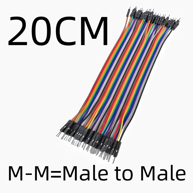 40-120pcs Dupont Line 10CM 20CM 30CM 40Pin Male to Male + Male to Female Female to Female Jumper Wire Dupont Cable for  DIY KIT