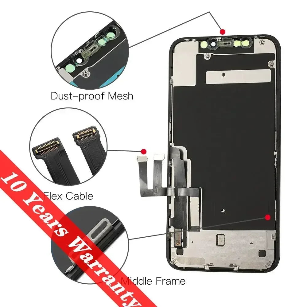 PINZHENG High Quality Screen INCELL LCD OLED For iPhone 14 Pro 15 Plus 13 Pro Max Displays For iPhone Replacement With Tools