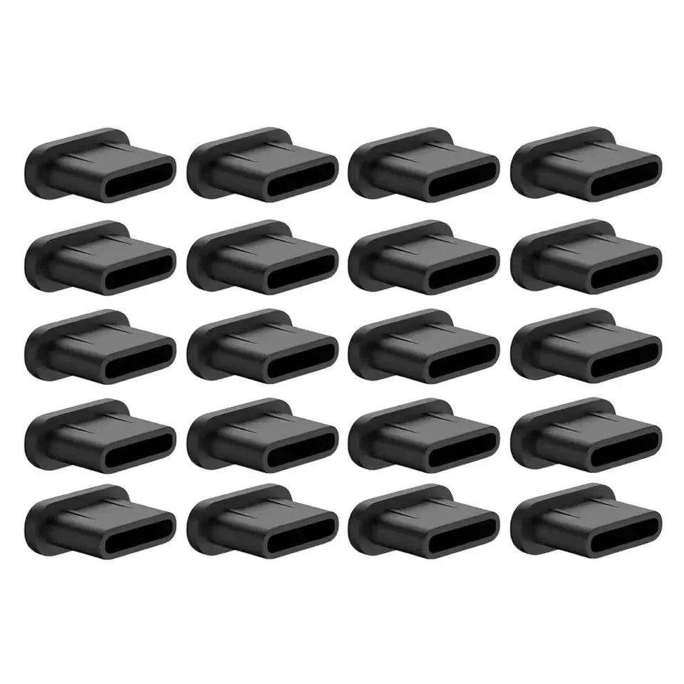 Silicone Dust Plugs Type C Charging Port Protector Stopper Cap Cover for Iphone 16 15 Pro Max 16 15 Plus Samsung Anti-Dust Plug
