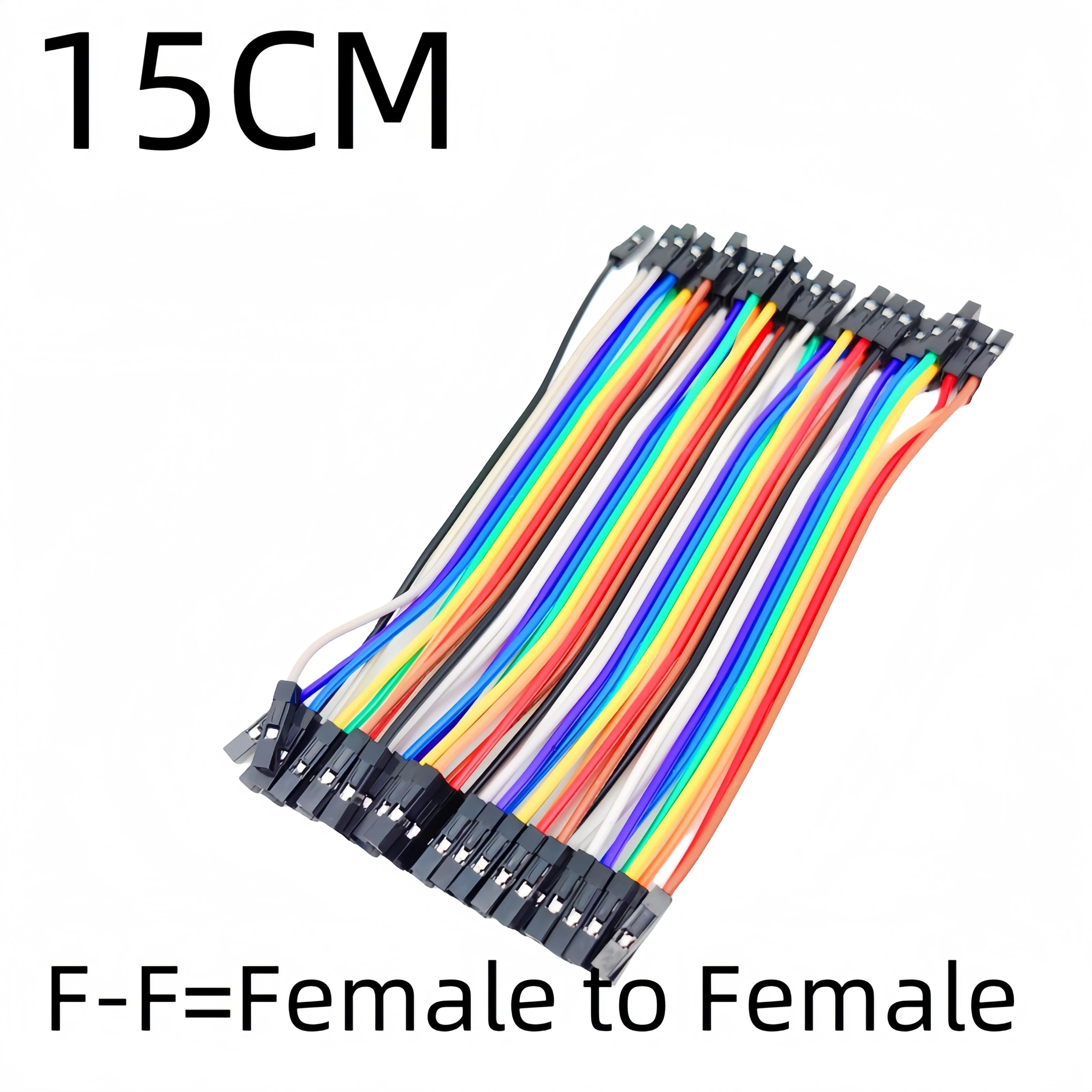 40-120pcs Dupont Line 10CM 20CM 30CM 40Pin Male to Male + Male to Female Female to Female Jumper Wire Dupont Cable for  DIY KIT