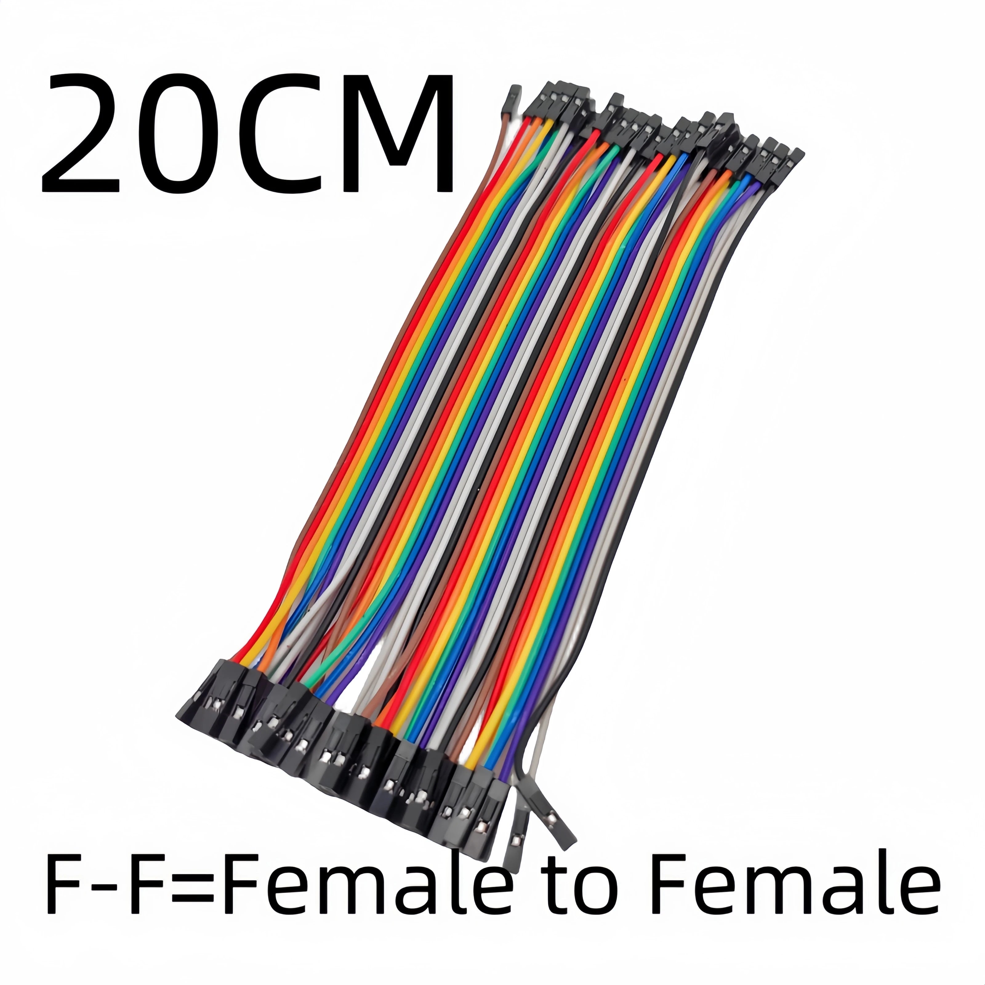 40-120pcs Dupont Line 10CM 20CM 30CM 40Pin Male to Male + Male to Female Female to Female Jumper Wire Dupont Cable for  DIY KIT