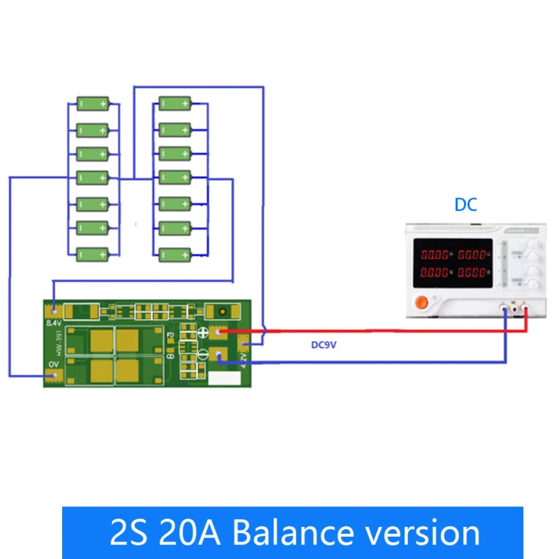 2S 3S 4S Li-ion Lithium Battery 18650 Charger Protection Board BMS 20A 25A 40A 60A Enhance Balance with Balance For Drill Motor