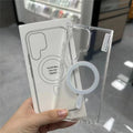 Magsafe Magnetic Charge Phone Case For Samsung Galaxy S25 Ultra S24 Plus S23 S22 S21 S20 FE Ultra 25 edge Clear Shockproof Cover