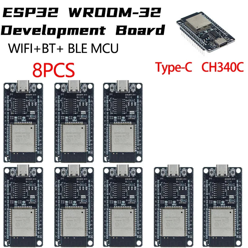 32 WR-32 Development Board TYPE-C CH340C/ CP2102 WiFi+Bluetooth Ultra-Low Power Consumption Dual Core Wireless Module