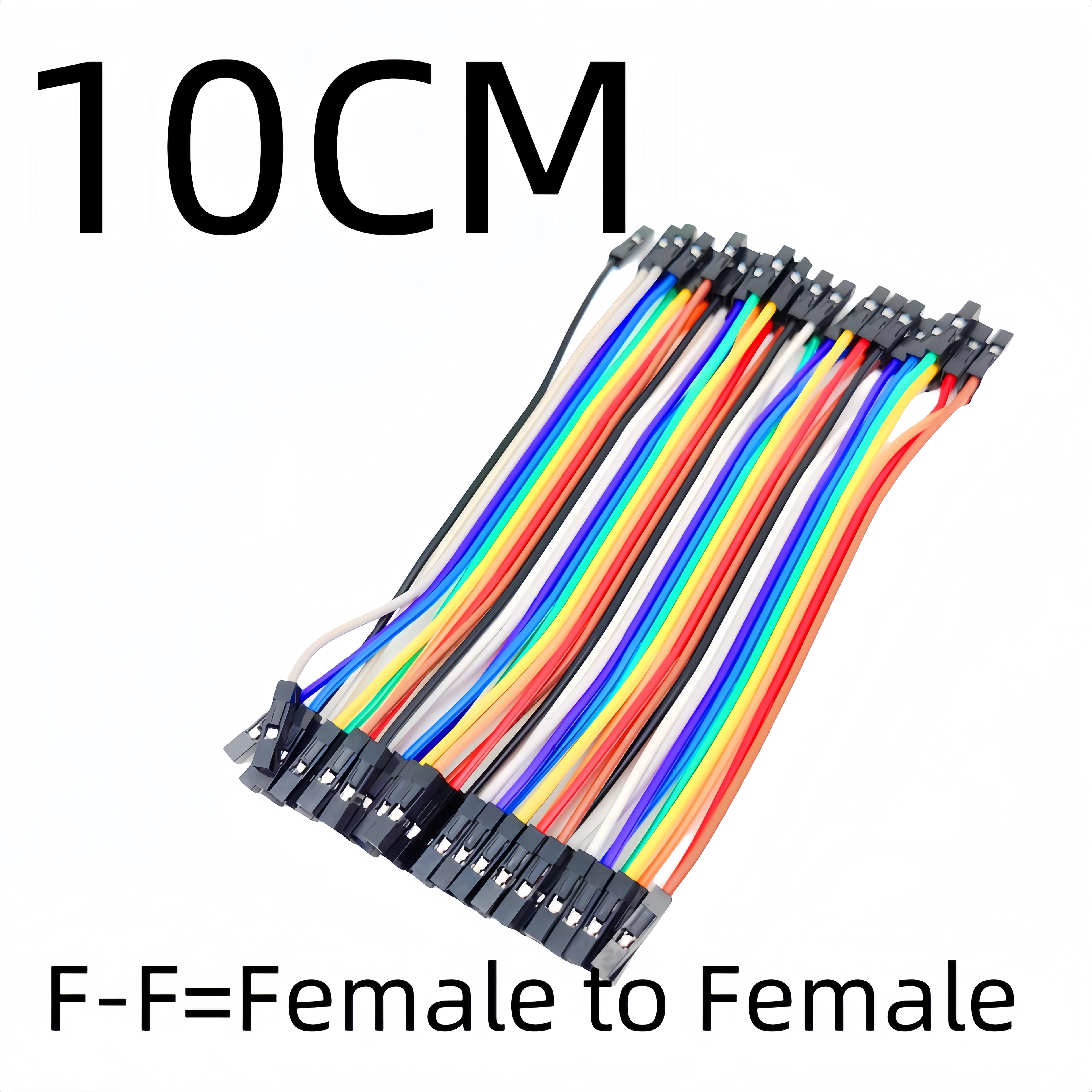40-120pcs Dupont Line 10CM 20CM 30CM 40Pin Male to Male + Male to Female Female to Female Jumper Wire Dupont Cable for  DIY KIT