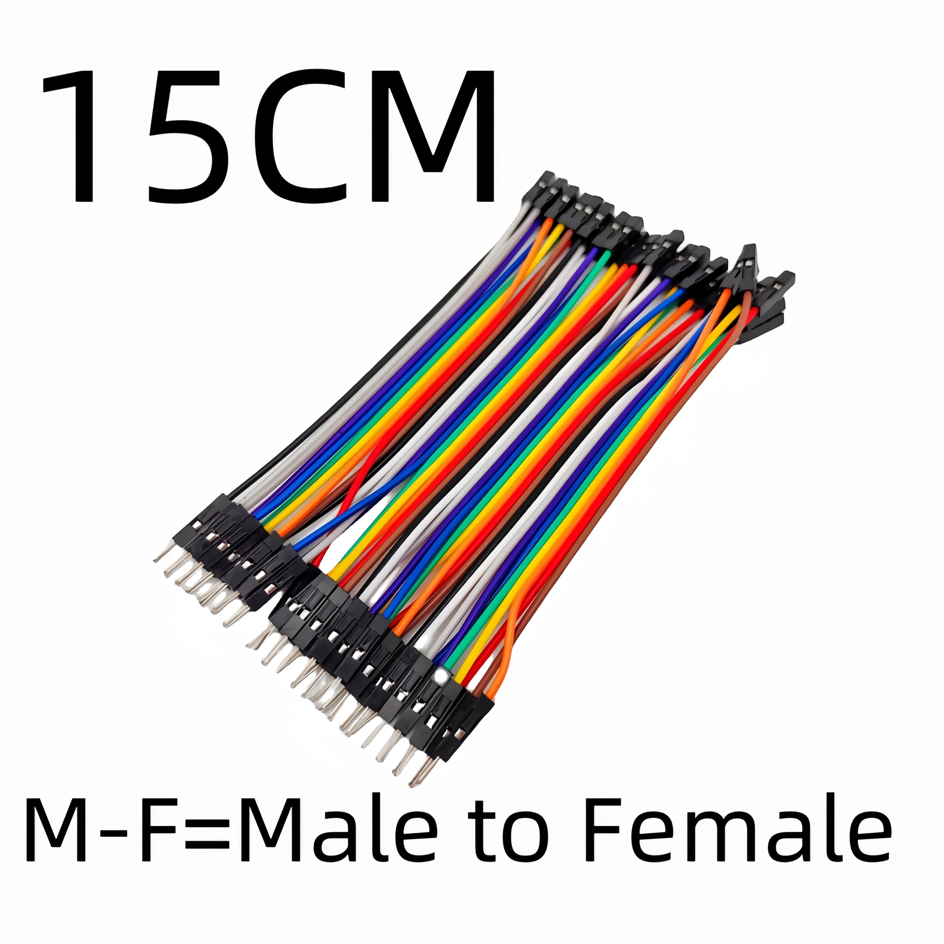 40-120pcs Dupont Line 10CM 20CM 30CM 40Pin Male to Male + Male to Female Female to Female Jumper Wire Dupont Cable for  DIY KIT