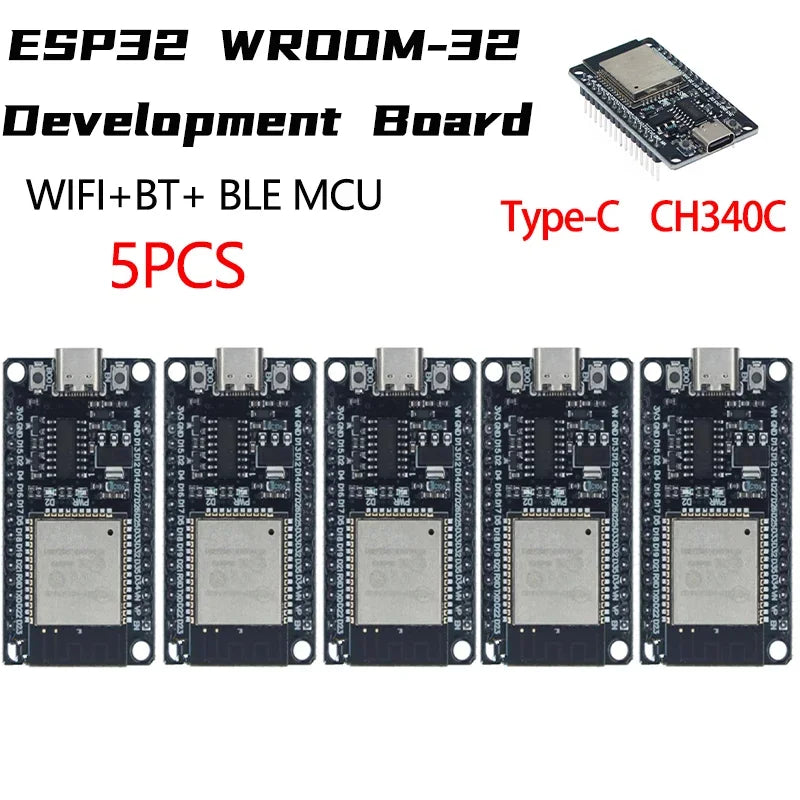 32 WR-32 Development Board TYPE-C CH340C/ CP2102 WiFi+Bluetooth Ultra-Low Power Consumption Dual Core Wireless Module